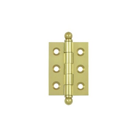 Deltana CH2015U3 Ball Tip Cabinet Hinge Polished Brass, 10PK CH2015U3-XCP10